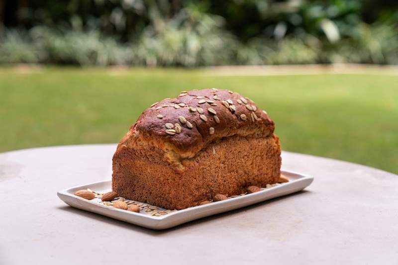 Almond & Oat Loaf — view 2 of gluten-free bread from Baked in BLR