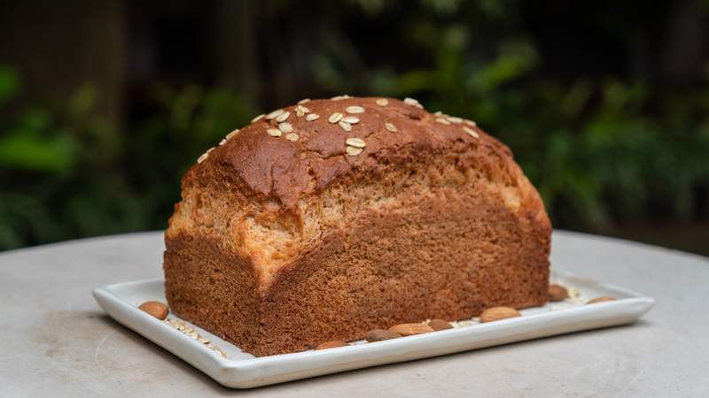Almond & Oat Loaf — view 3 of gluten-free bread from Baked in BLR